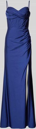 Luxuar Luxuar Abendkleid mit Herz-Ausschnitt in Royal, Gr&ouml;&szlig;e 42
