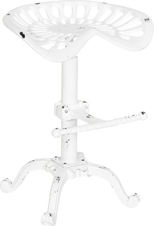 Clp Clp - Taburete Industrial Butch Blanco Antiguo