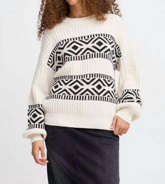 Ichi Ihbarisa Sweater In Birch