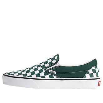 Vans Classic Slip On Checkerboard Emerald Green VN000EACEME