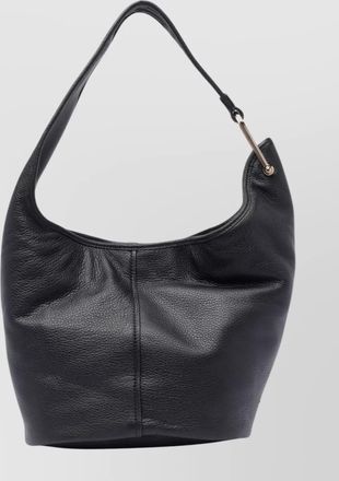 Michael Michael Kors textured leather shoulder bag with gold-tone hardware