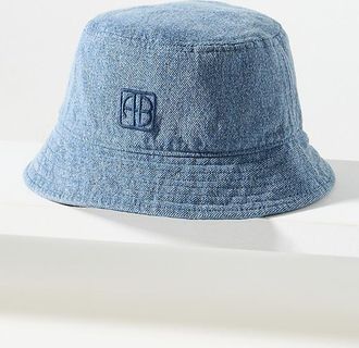 Anine Bing Cotton Nicks Bucket Hat
