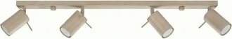 Sollux Lighting Plafone taupe acero alt. 16 cm