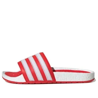 adidas Adilette Boost Slide White Red H01951