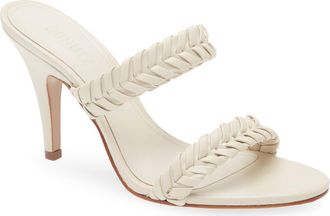 Schutz Cipri Slide Sandal in Sugar White at Nordstrom, Size 10.5