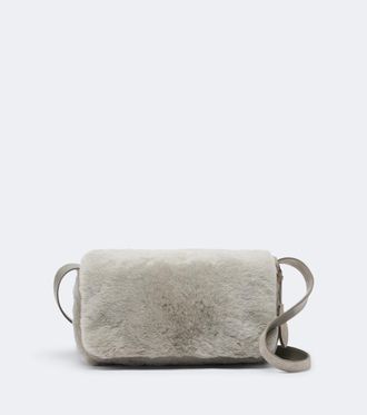 Brunello Cucinelli Medium shearling crossbody bag