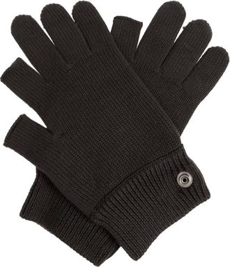 Rick Owens Accessoires, Heren, Bruin, ONE Size, Kasjmier, Cashmere Gloves