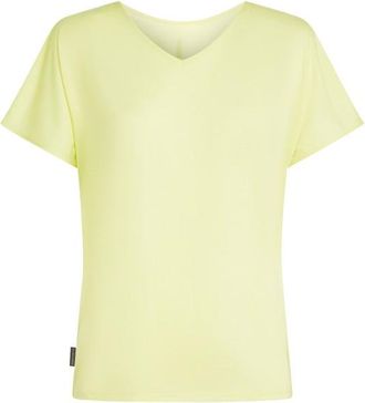 Icebreaker Drayden Reversible S/S Top Merinoshirt für Damen | gelb