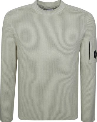 C.P. Company Full Rib Cotton Patch Pocket Crewneck Sweater