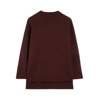 Jil Sander Dames, Truien, Bruin, Maat: XS Wol