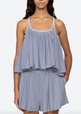 Sea New York Helmi Top In Blue
