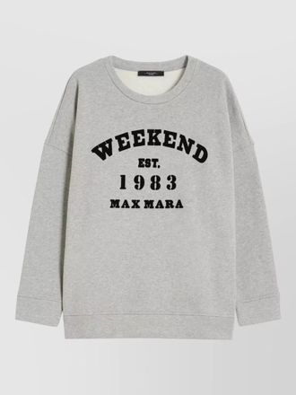 Max Mara knitwear crew neck long sleeve print