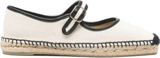 Castaner BlackWhite Round-toe Espadrilles