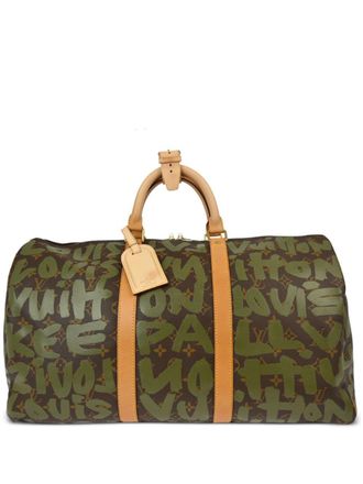 Louis Vuitton Borsa da viaggio Keepall 50 x Stephen Sprouse 2001 - Marrone