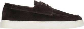 Estro & Luminara Gestreepte mocassins - Heren - Loafers - Bruin - 42 EU - Leer - Schoenen