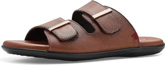 Marc Joseph New York Greene Ave Mens Sandals Whiskey Grainy : 11.5 M, Leather
