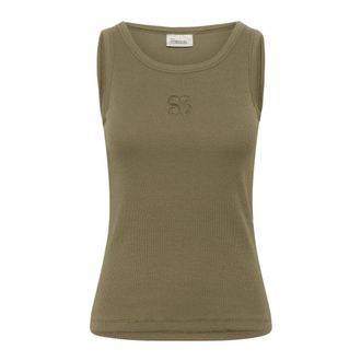 MY ESSENTIAL WARDROBE Donna, Top, Verde, S, new
