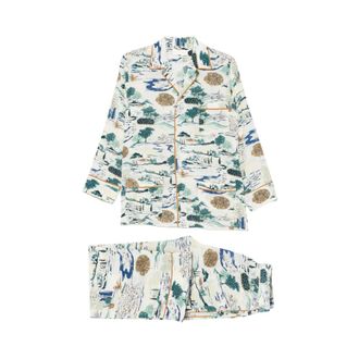 Olivia Von Halle Yves Pyjamaset - Dames - Pyjama - Veelkleurig - S - Nachtkleding
