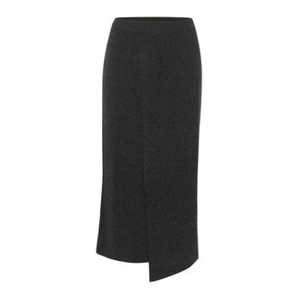 Gestuz Midi Skirts, female, Black, M, Manzigz Skirt