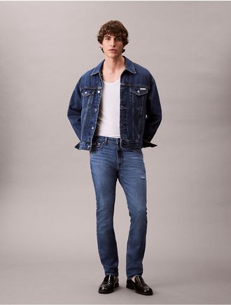 Calvin Klein Jeans Calvin Klein Mens Slim Jeans - Blue - 29W x 30L