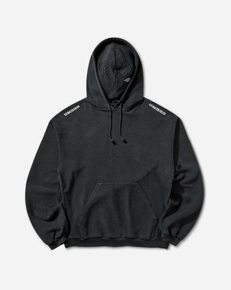 Umbro Lasered Masked Hoodie Washed Black
