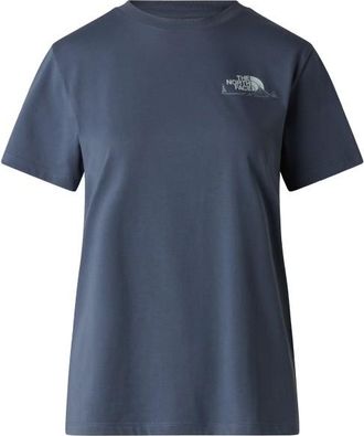The North Face Monte Short Sleeve Graphic Tee T-Shirt f&uuml;r Damen | blau