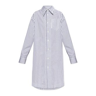 Ami Shirt Dresses, female, White, Size: 2XS De Coeur Wide Shirt Dress