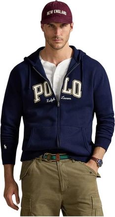Polo Ralph Lauren Heren, Sweatshirts & Hoodies, Blauw, Maat: 5XL Katoen