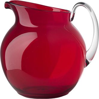 Mario Luca Giusti Palla Transparent Pitcher in Red at Nordstrom