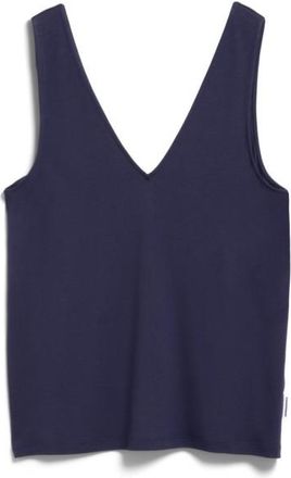 Armedangels V-Neck Jersey Top f&uuml;r Damen | blau