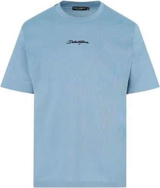 Dolce & Gabbana Embroidered Logo T Shirt