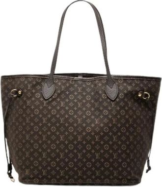 Louis Vuitton Pre-owned Tote Bags, female, Brown, Size: ONE SIZE Pre-owned The Idylle Neverfull MM