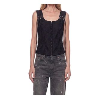 Our Legacy Vests, female, Black, Size: M Tough Vest