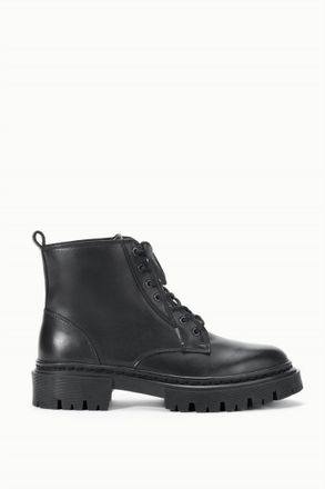 Staud Womens Henry Combat Boots In Black