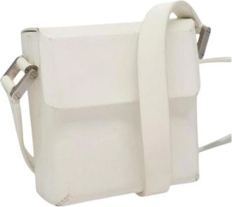 Louis Vuitton Pre-owned Cross Body Bags, female, White, Size: ONE SIZE Pre-owned Canvas Cross Body Bag