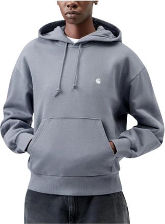 Carhartt Work in Progress Hooded Casey Sweatshirt - Dames - Hoodies - Grijs - S - Katoen - Hoodies & sweatvesten