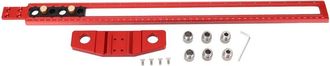 OEM Regla De Posicionamiento Para Taladro, Regla En T Cuadrada Para Carpinter&iacute;a, Aleaci&oacute;n De Aluminio, Escala M&eacute;trica De 50 Cm En Pulgadas, Con Manguitos 