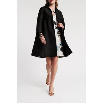 Frances Valentine Charlotte Topper in Black at Nordstrom, Size X-Large