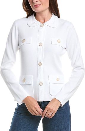 St. John Four Pocket Collared Jacket