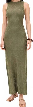 Splendid Mabel Sweater Dress In Soft Vintage Olive Branch
