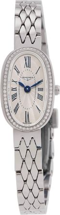 Longines Symphonette Quartz Diamond Silver Dial Ladies Watch L2.304.0.71.6
