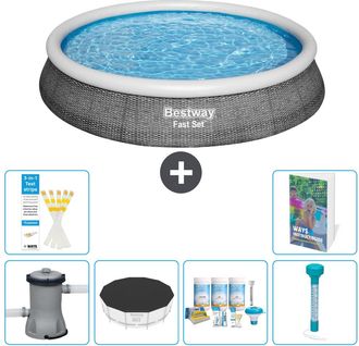 Bestway Piscina Bestway Fast Set Redonda - 396x84 Cm - 7-piezas S226