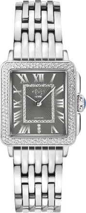Gevril Group Padova Quartz Diamond Black Dial Ladies Watch 12301B