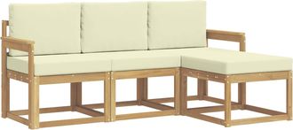vidaXL Conjunto De Sof&aacute;s De Exterior 4 Uds. Vidaxl