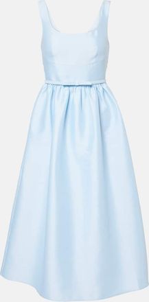 Self Portrait Abito midi in raso con cintura