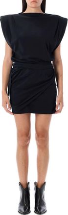 Isabel Marant Black Marielle Short Jersey Dress