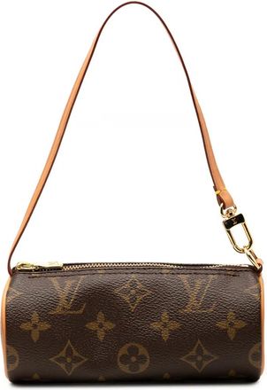 Louis Vuitton Borsa a mano Papillon Pochette in monogramma 1980-2020 - Marrone