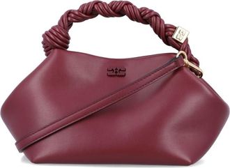 Ganni Small Bou Bag In Recycled Leather Blend