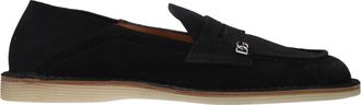 Dolce & Gabbana Hombres Mocas&iacute;n de Ante Negro