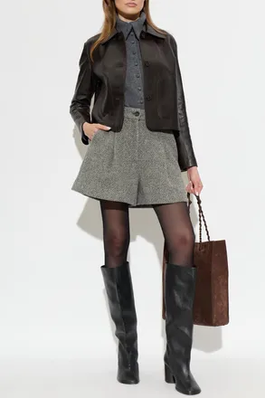 Arma Leather Jacket Emy, Womens, Brown